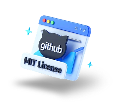 Open source with MIT license